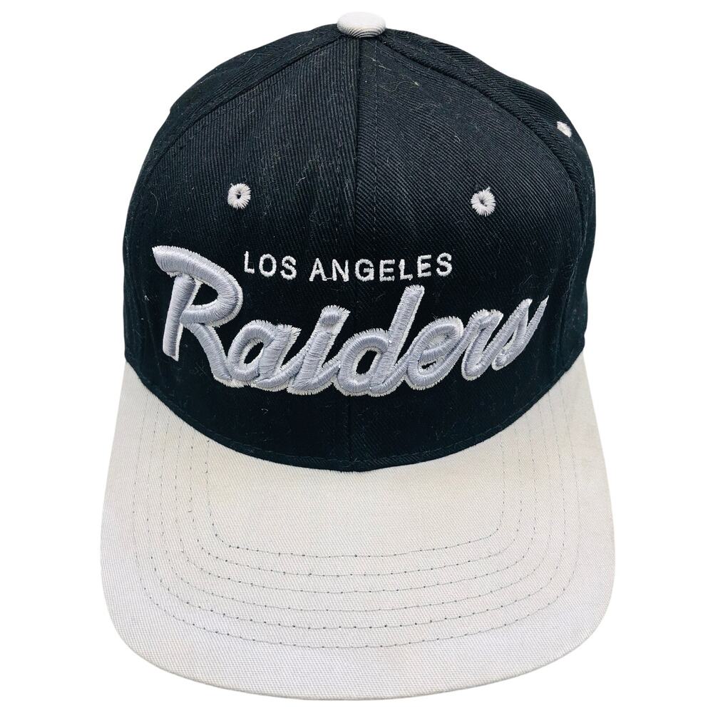 Vintage 90s Los Angeles Raiders Baseball Cap Acrylic Snapback